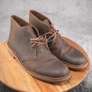 15522 Clark's Men's Bushacre 2 Beeswax Chukka Boot Size 11.5